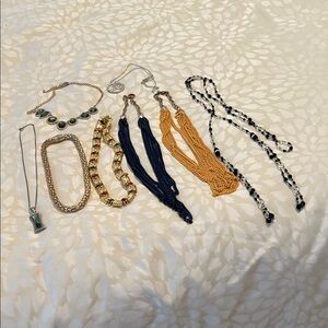 Elegant Set of 8 Costume Necklaces